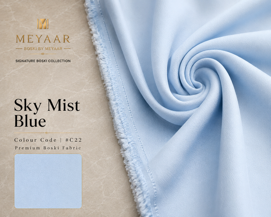 Sky Mist Blue | Signature Boski By Meyaar | C22