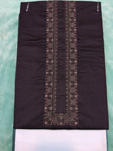 AL-KABIR Pakistani Style Kashmiri Work Wine Colour Full Kurta Pyjama - DN05