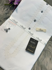 Original Pasha White on White Embroidery D005